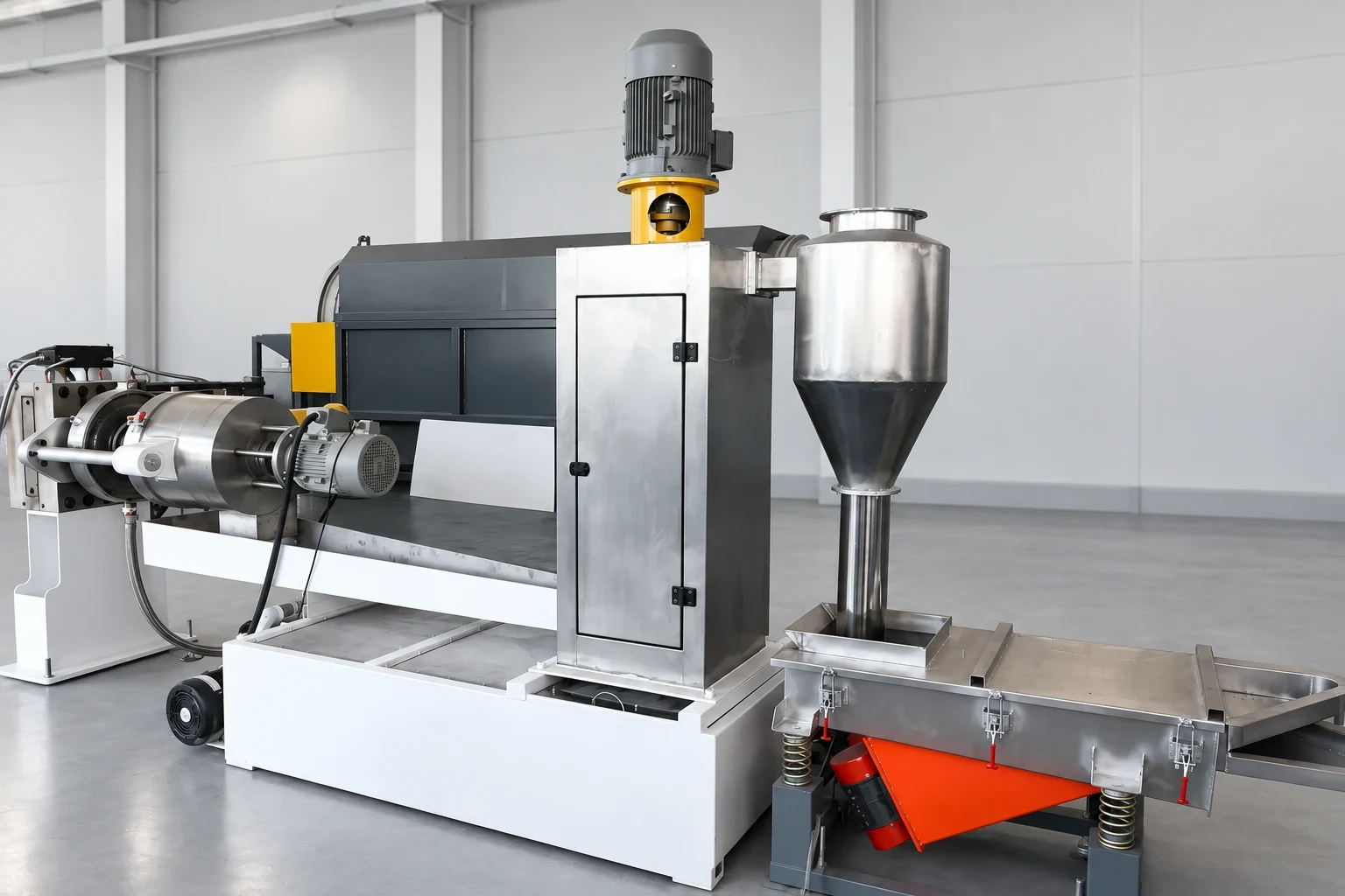Film bag pelletizing line view 5