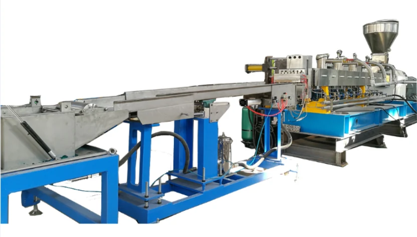 Complete PET twin-screw strand pelletizing system