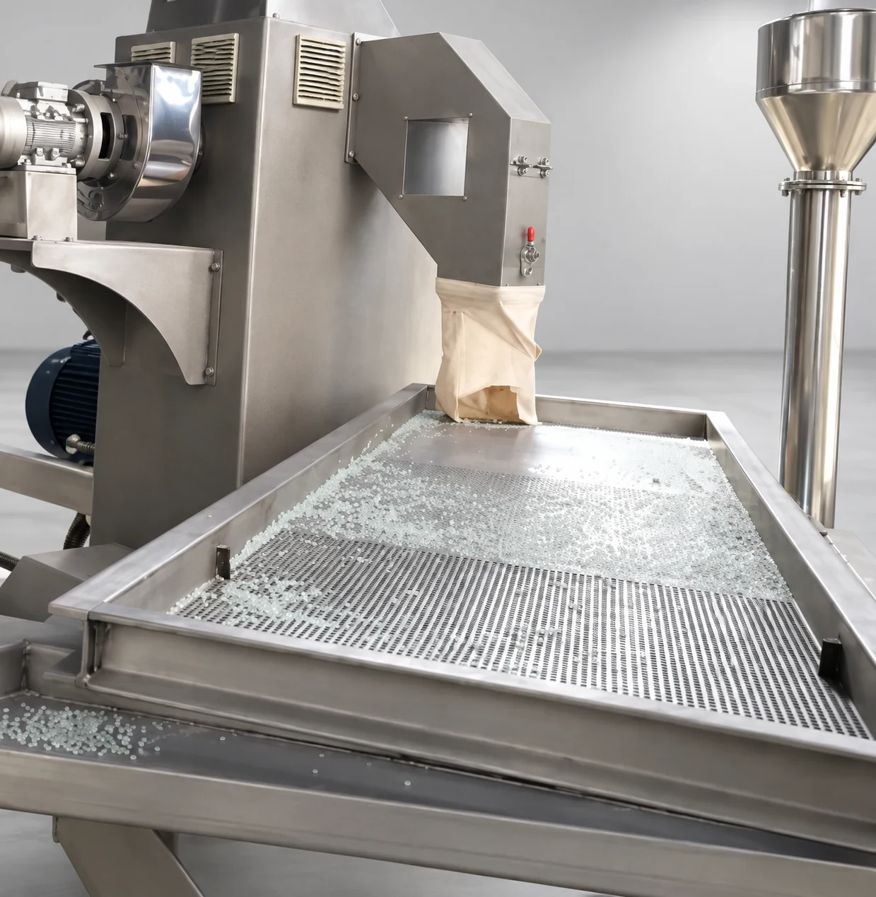 PET pelletizing screen equipment
