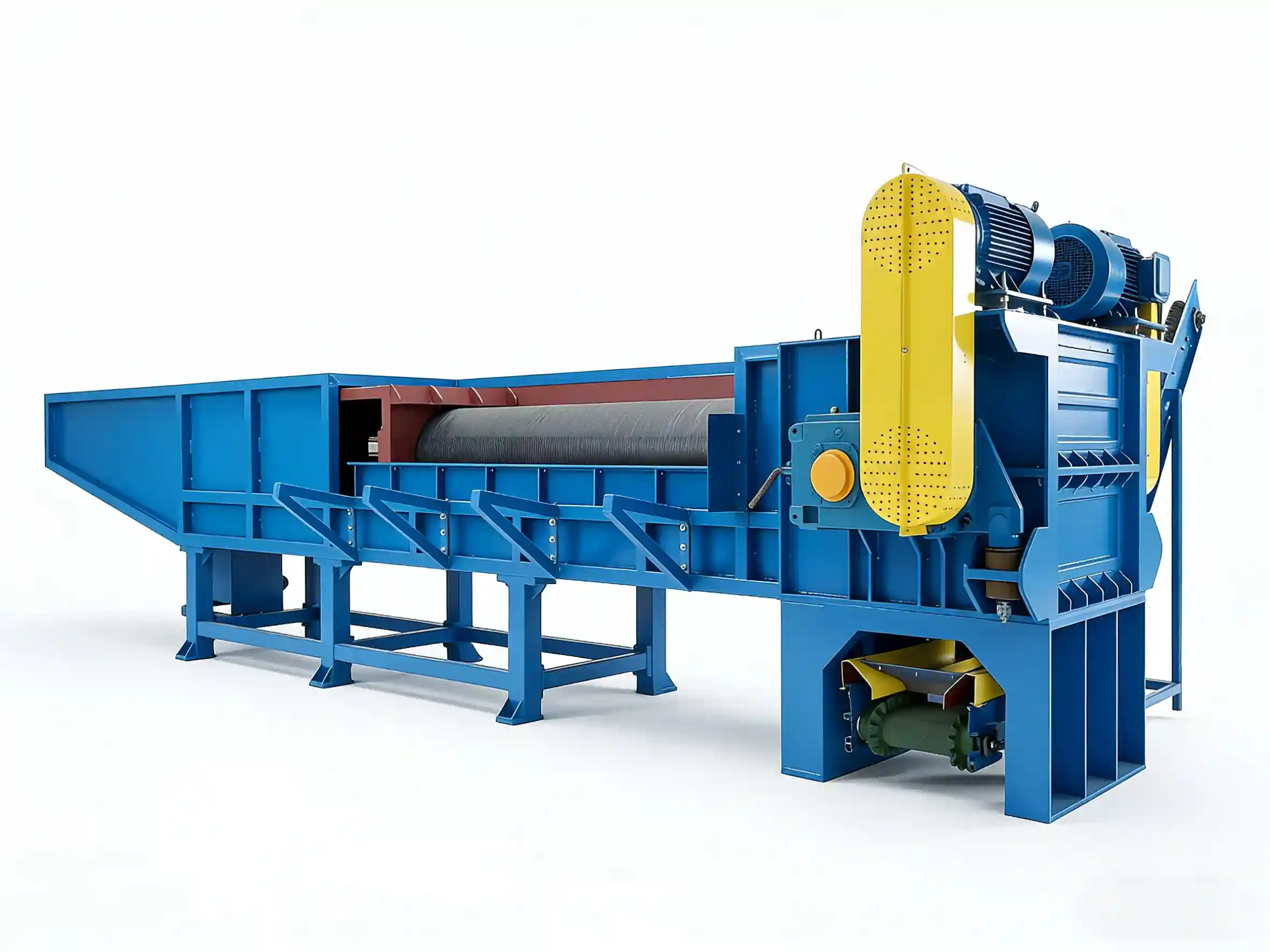 Pipe & profile shredder for plastic recycling
