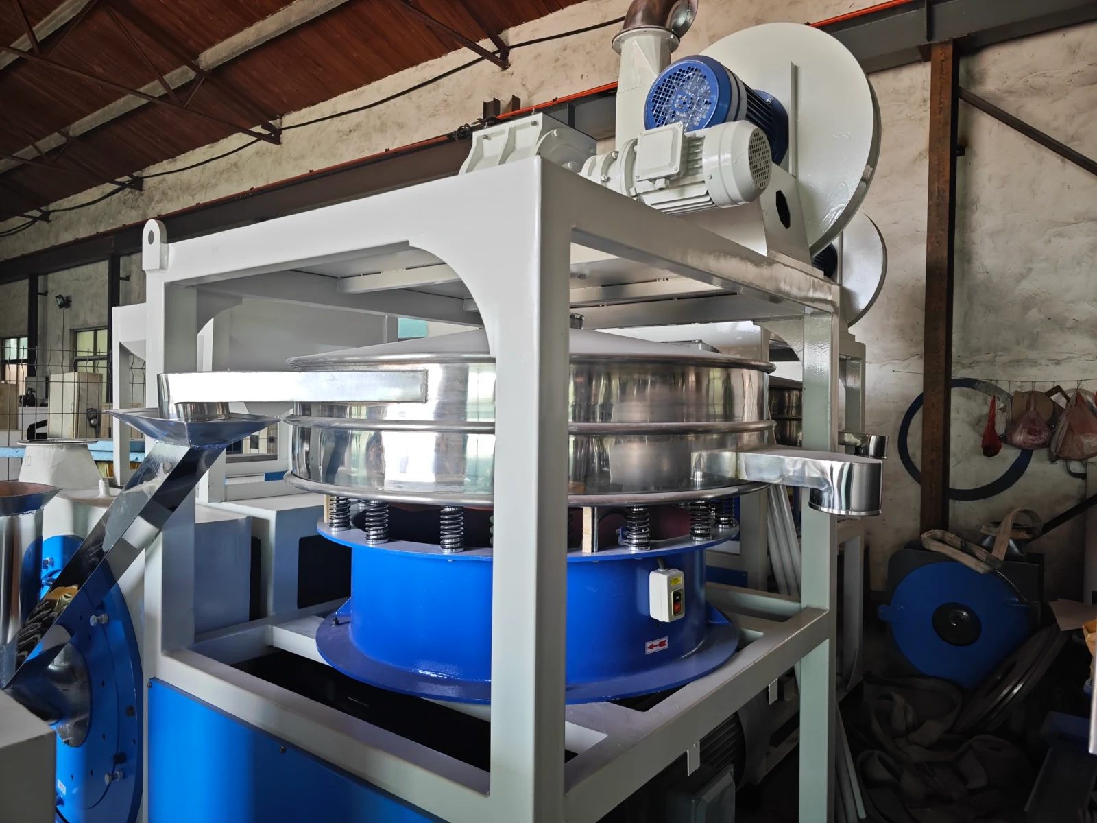 Plastic pulverizer disc grinding mill
