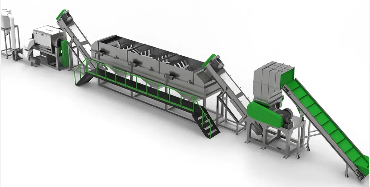 PP woven bag washing recycling line